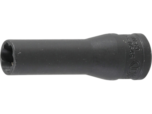 Nástrčné hlavice 1/4" pro demontáž elektrody žhavicí svíčky, různé rozměry - BGS