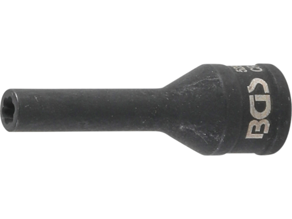 Nástrčné hlavice 1/4" pro demontáž elektrody žhavicí svíčky, různé rozměry - BGS