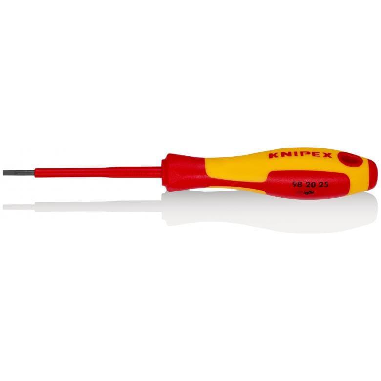 Šroubovák plochý, izolovaný 1000V, různé velikosti a délky - KNIPEX Délka: 320 mm, Velikost: 10 mm, Provedení: Standardní (obrázek 8)