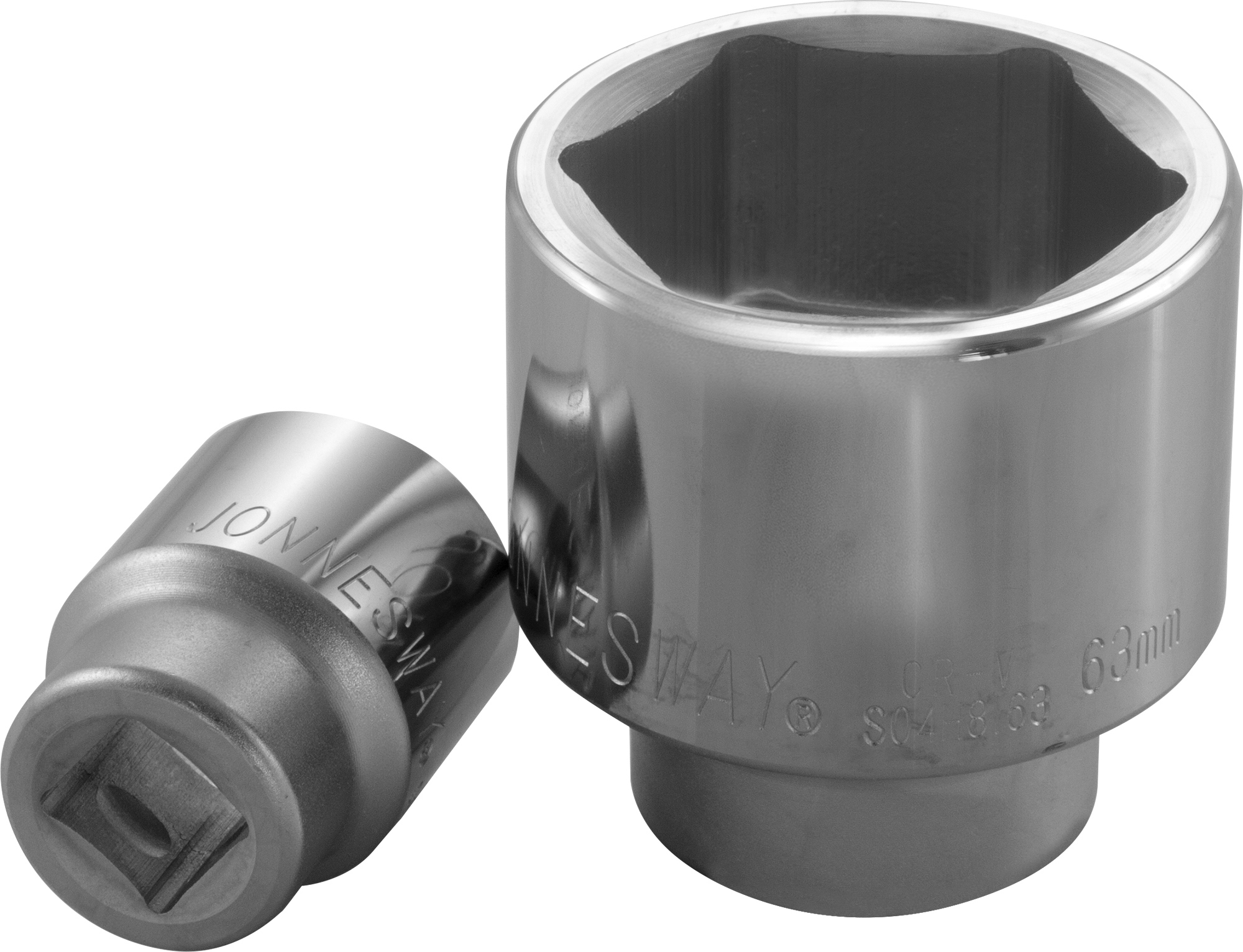 Nástrčné hlavice 1", 6-hranné, různé velikosti - JONNESWAY Velikost: 50 mm