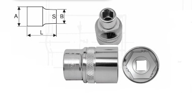 Hlavice 1/2" 4CZech ONE (různé velikosti)