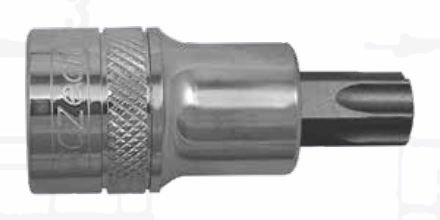 Zástrčné hlavice 1/2” TORX s otvorem (různé velikosti) - 4CZech Velikost: TT50