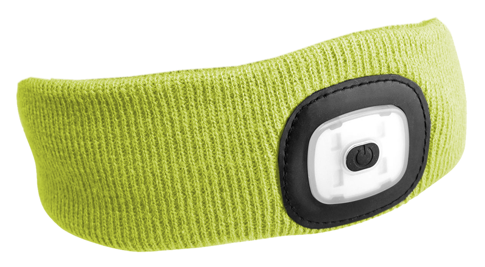 Čelenky s čelovkou 180 lm, nabíjecí USB, univerzální velikosti, různé barvy - SIXTOL