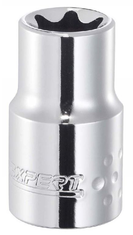 Hlavice nástrčné Torx E-profil 1/2" (různé velikosti) Tona Expert Velikost: E10 (obrázek 10)