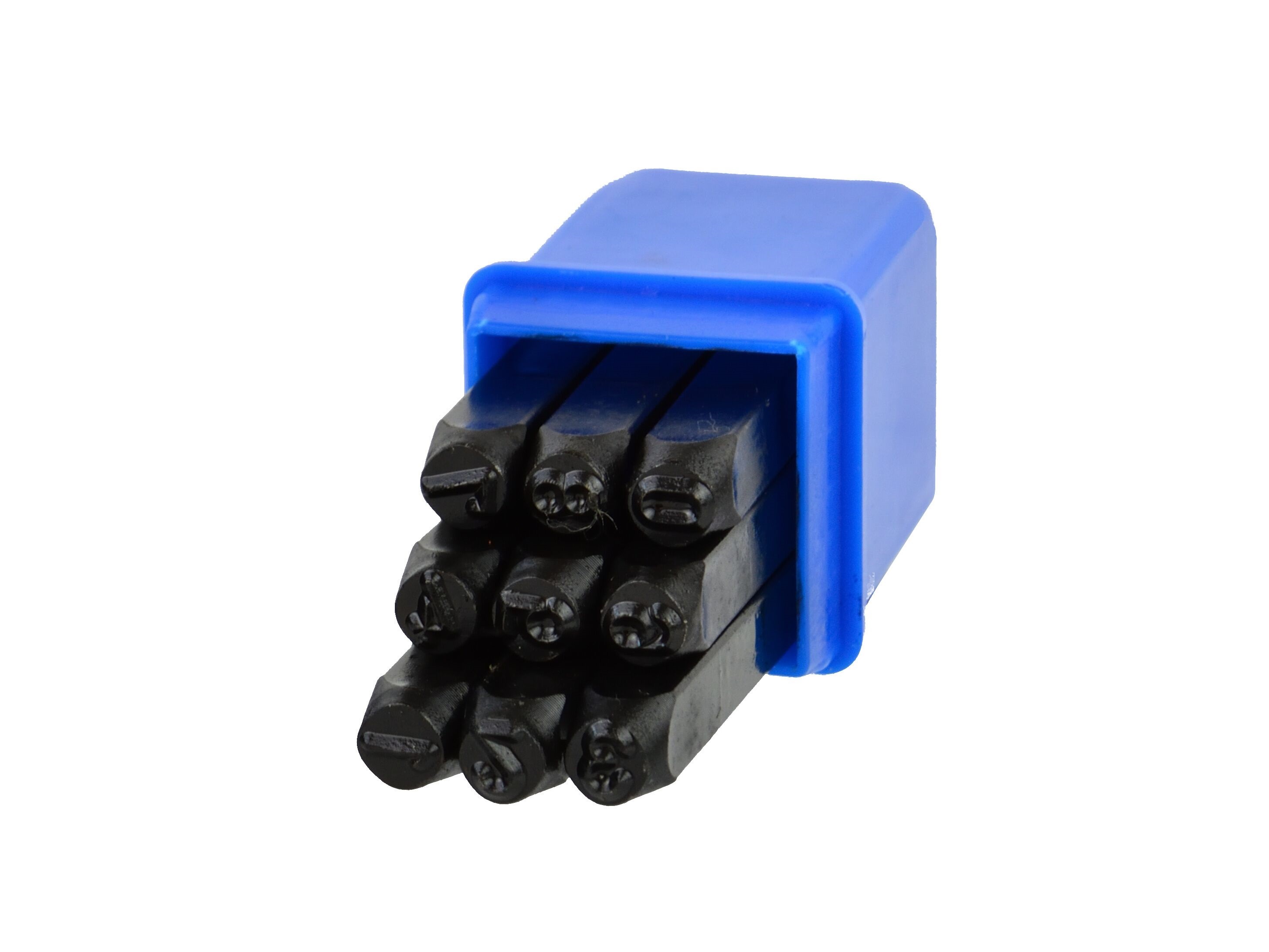 Razicí matrice čísel - raznice, různé velikosti, sada 9 kusů - GEKO Velikost: 6 mm