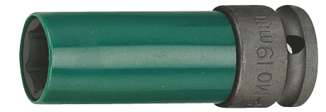 Nástrčné hlavice 1/2", s krytkou na ALU, pro rázové utahováky, 15-27mm - JONNESWAY Velikost: 17 mm