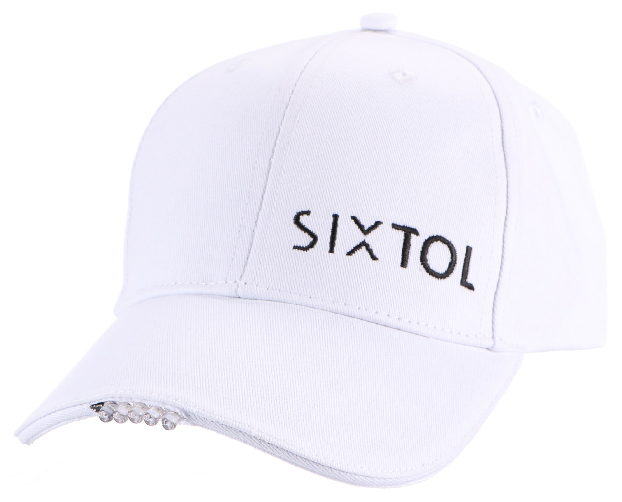 Kšiltovky s LED světlem 25 lm, nabíjeci USB, univerzální velikost - SIXTOL B-CAP