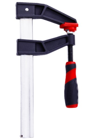 Šroubová svěrka, zesílená litinová ramena, dvoukomponentní rukojeť, různé rozměry - MAGG