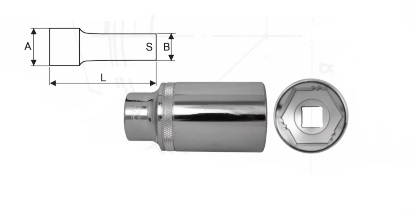 Hlavice 1/2" prodloužené 4CZech ONE (různé velikosti)