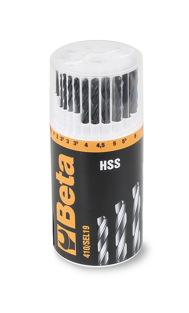 Beta tools Sada spirálových vrtáků s válcovou stopkou (položka 410)