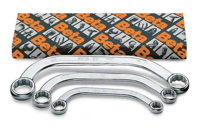 Beta tools Sada 5 půlměsícových očkových klíčů