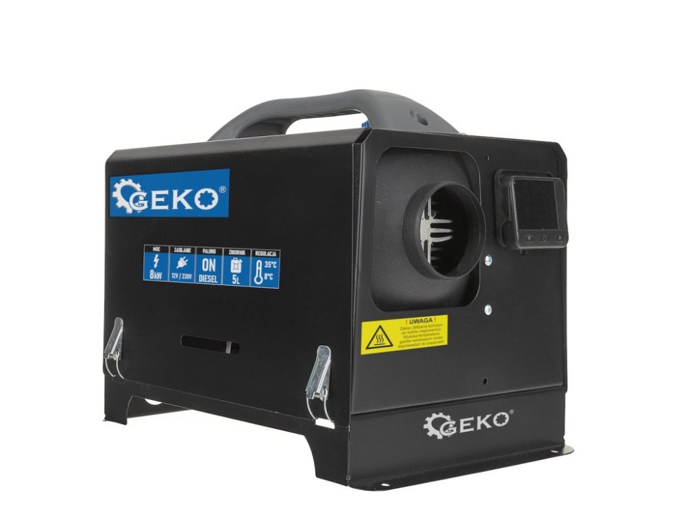 Nezávislé naftové topení 8 kW 12 V / 230 V - GEKO G80456
