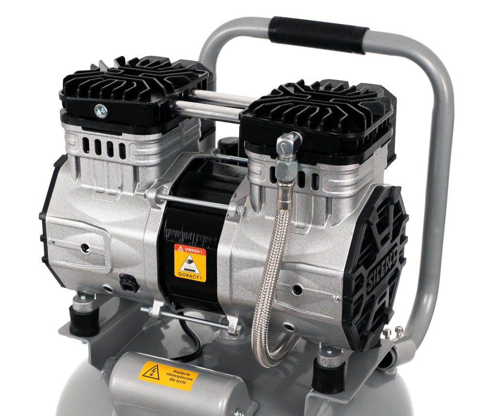 Bezolejový vertikální kompresor s odlučovačem 50l, 230 V, 2 písty, 8 BAR - TAGRED