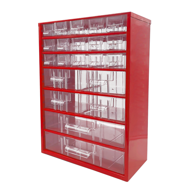 TOKOZ - Zásuvkový organizér 09 / 15S, 4M, 2L - RAL 3002 - Červená (6720)