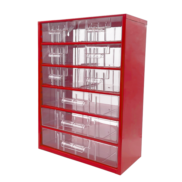 TOKOZ - Zásuvkový organizér 09 / 6M, 3L - RAL 3002 - Červená (6706)