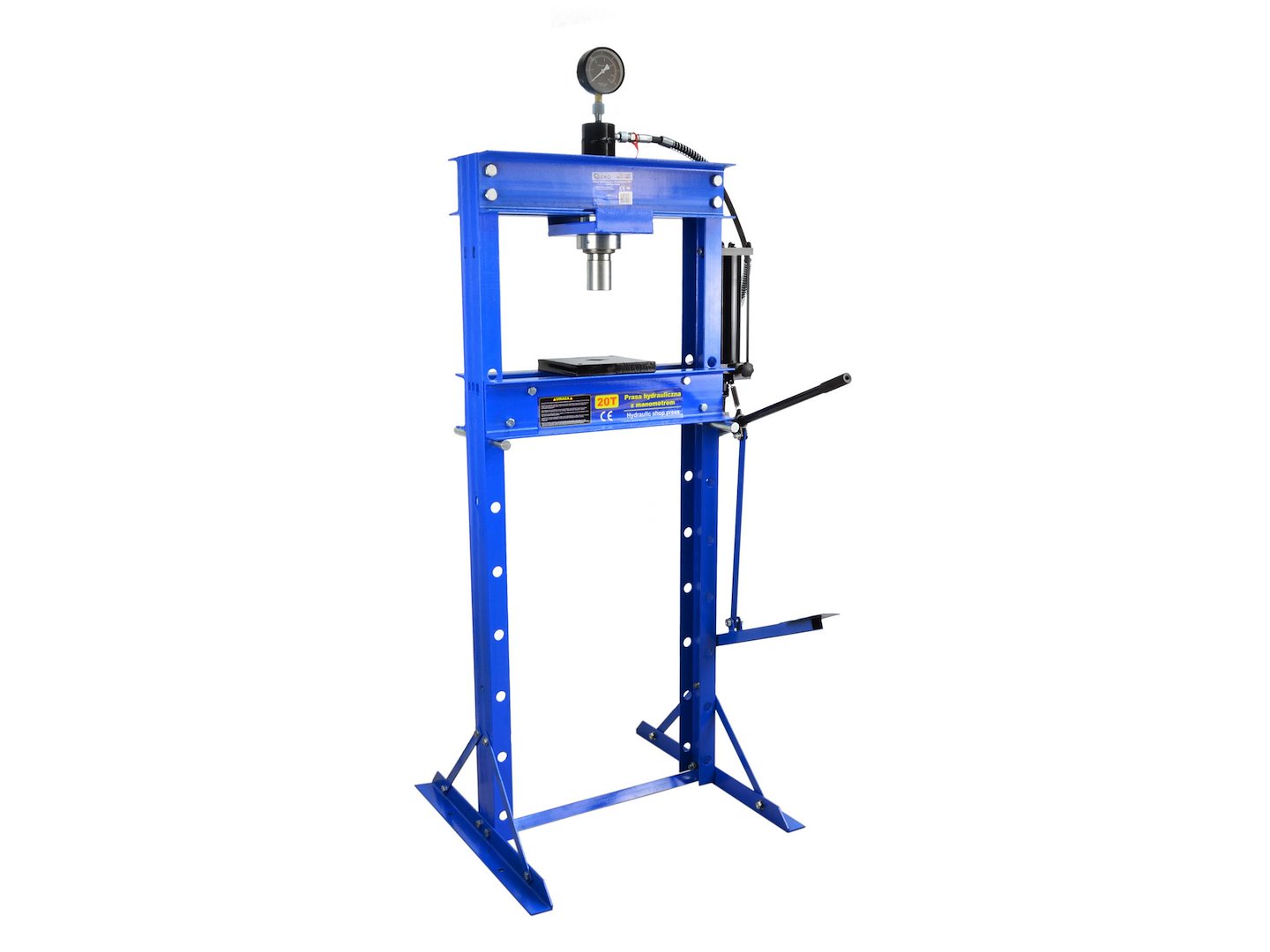 GEKO Hydraulický dílenský lis 20 T, s nožním ovládáním (obrázek 3)