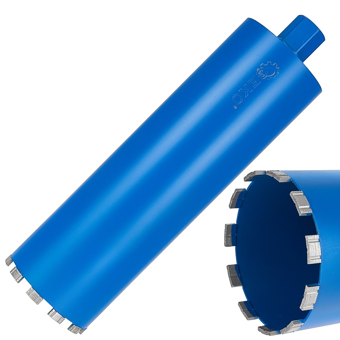 GEKO Diamantový korunový vrták 132x10x450mm 11T 1,1/4"