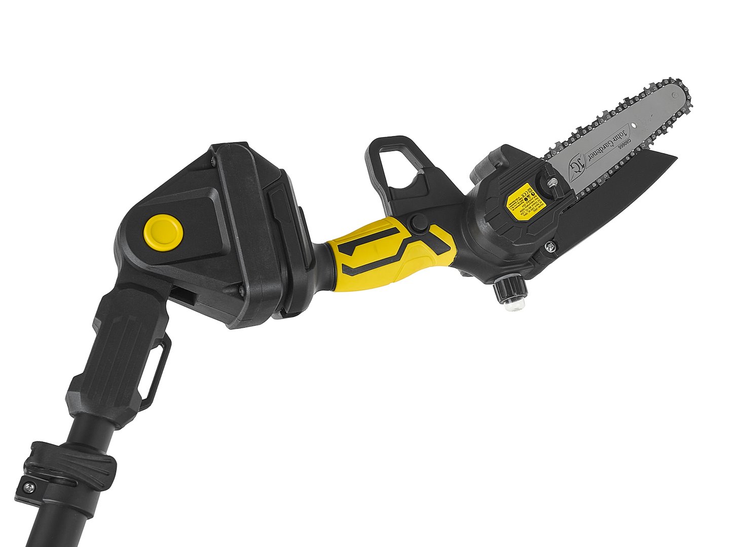 21V 6" akumulátorová řetězová pila 2x2,0 Ah – XXL sada s teleskopickou tyčí 1,65–2,50