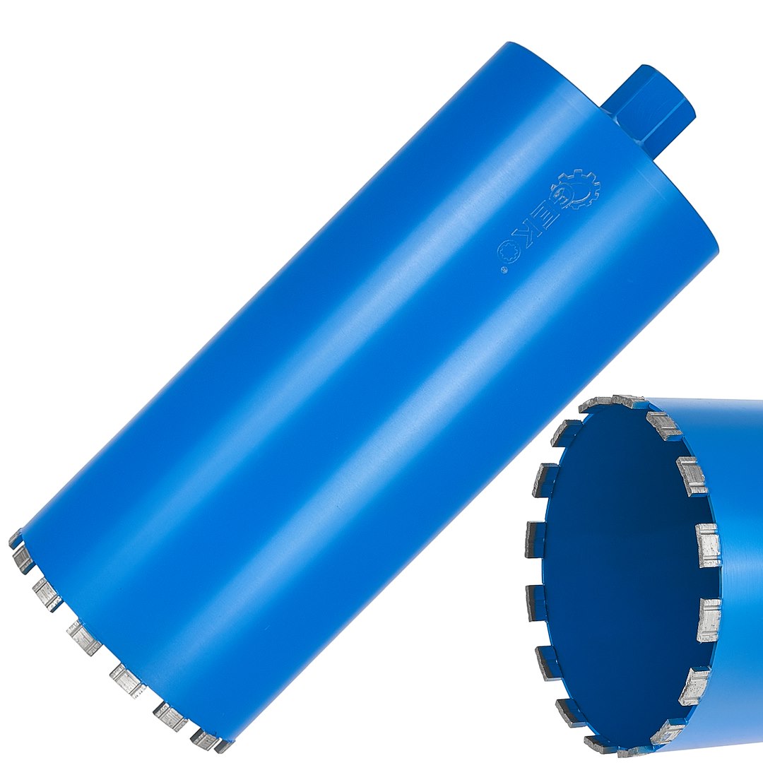 GEKO Diamantové korunové vrtáky pro suché a mokré vrtání 182x10x450mm 16T 1,1/4" (2)