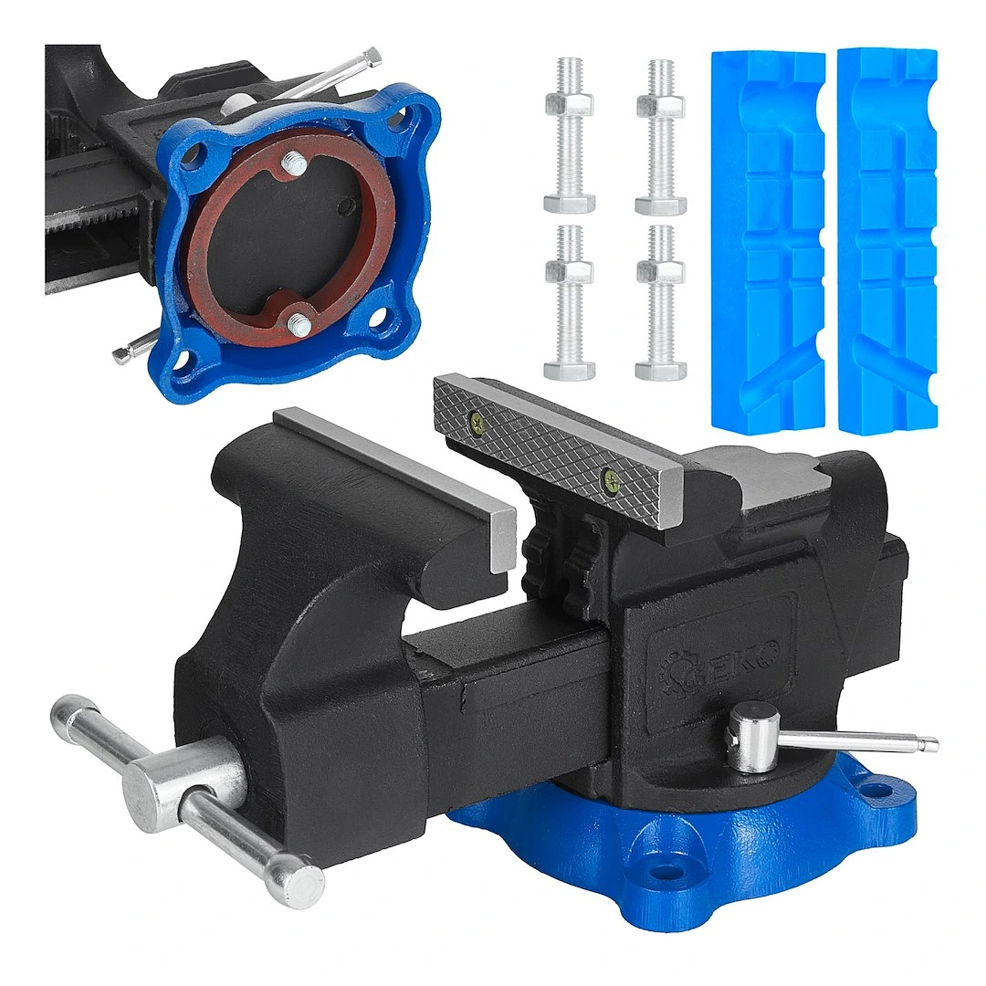 GEKO Robustní dílenský svěrák 5" 125mm