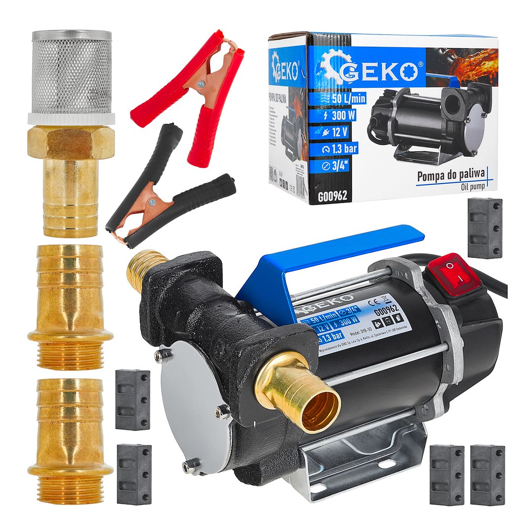 Čerpadlo na naftu 50 l/min, 12 V, 300 W - GEKO