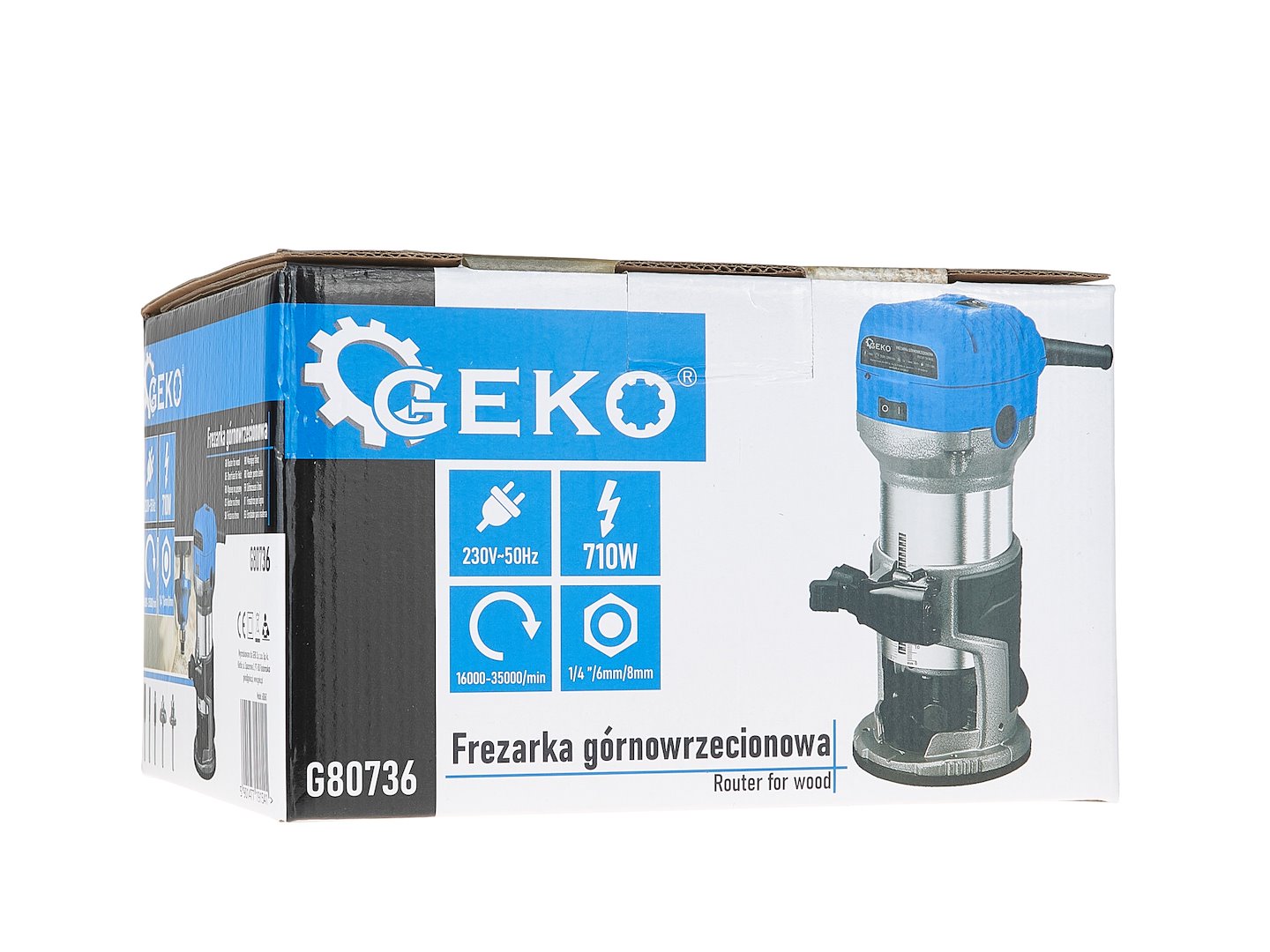 Frézka na dřevo s výkonem 710 W s nastavením výkonu