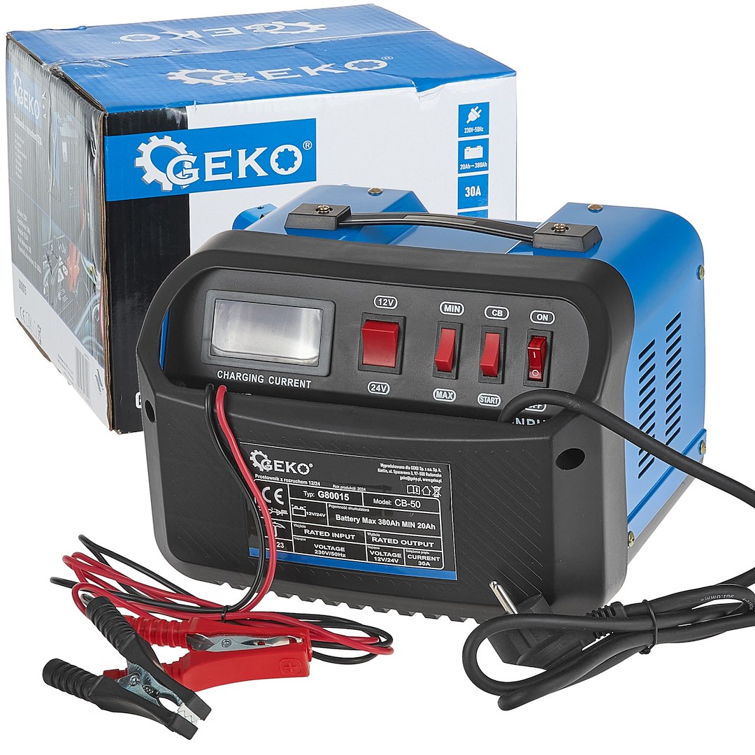 GEKO Nabíječka baterií CB50 12/24 20-380Ah