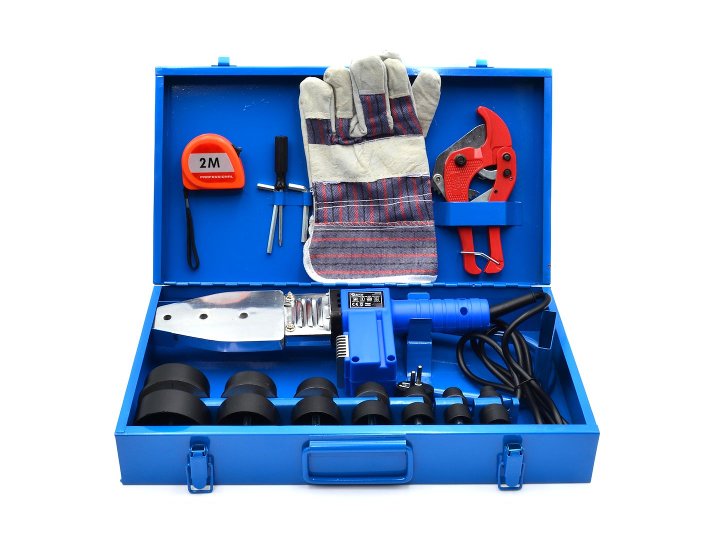 Svářečka na PVC trubky 16-63 mm LCDv - GEKO