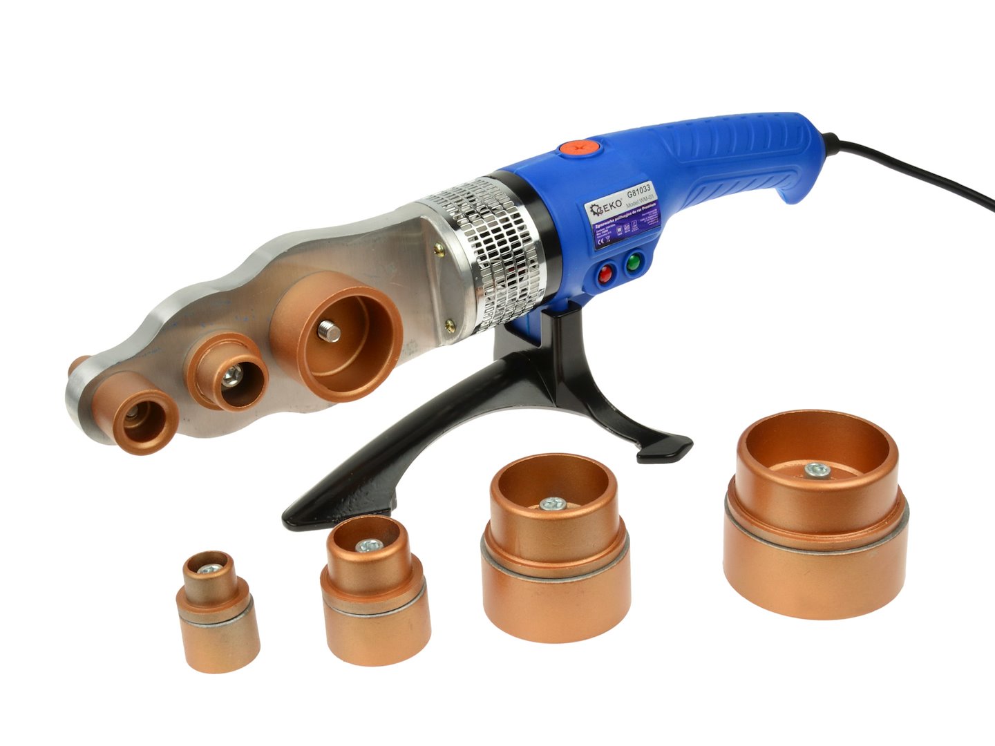 Svářečka polyfúzní na trubky, 1500 W, 0-300 °C - GEKO