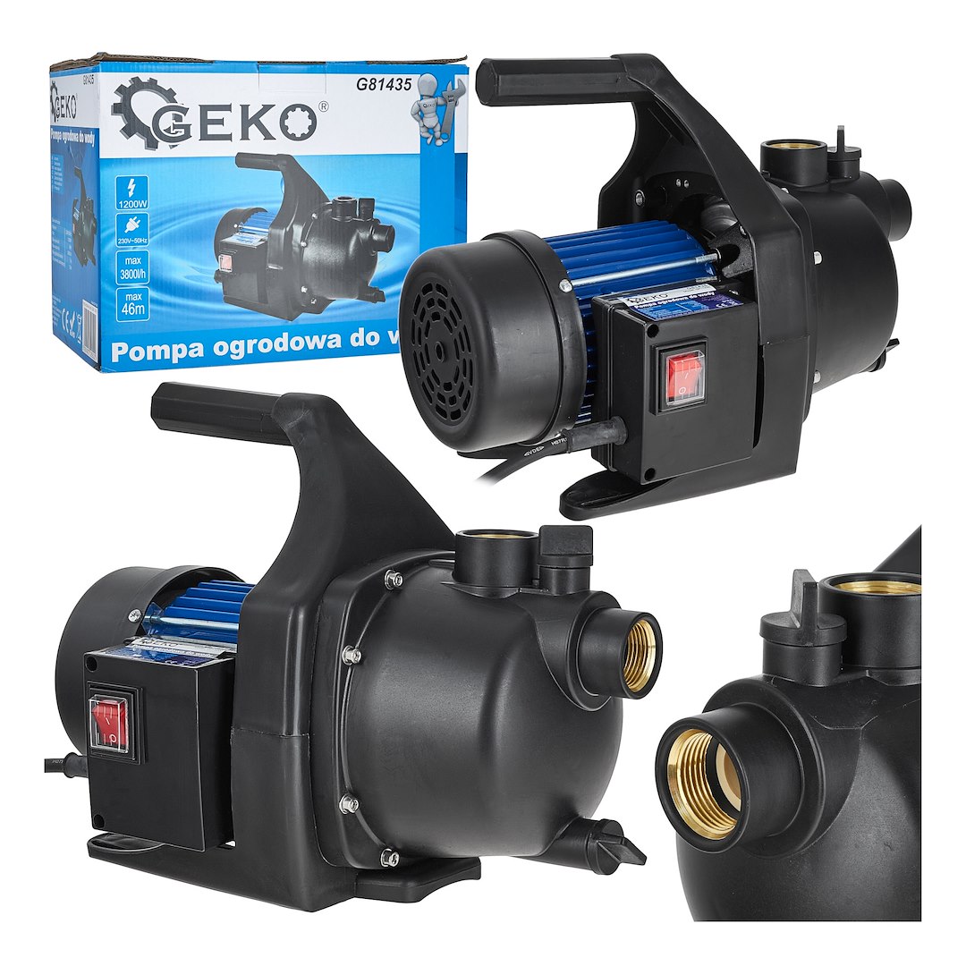 Čerpadlo zahradní 1200W, 3800 l/hod - GEKO