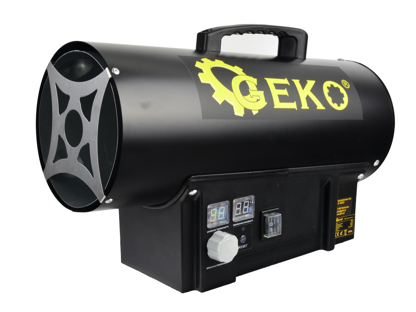 Horkovzdušná plynová turbína s termostatem, 20kW - GEKO