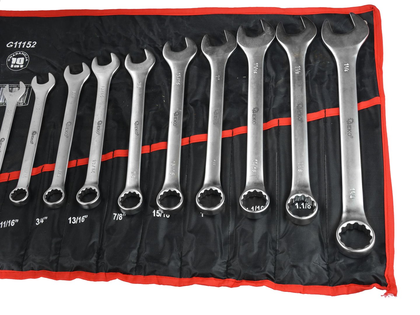 Klíče Očkoploché sada 16ks, 1/4"-1,1/4" - GEKO (obrázek 4)