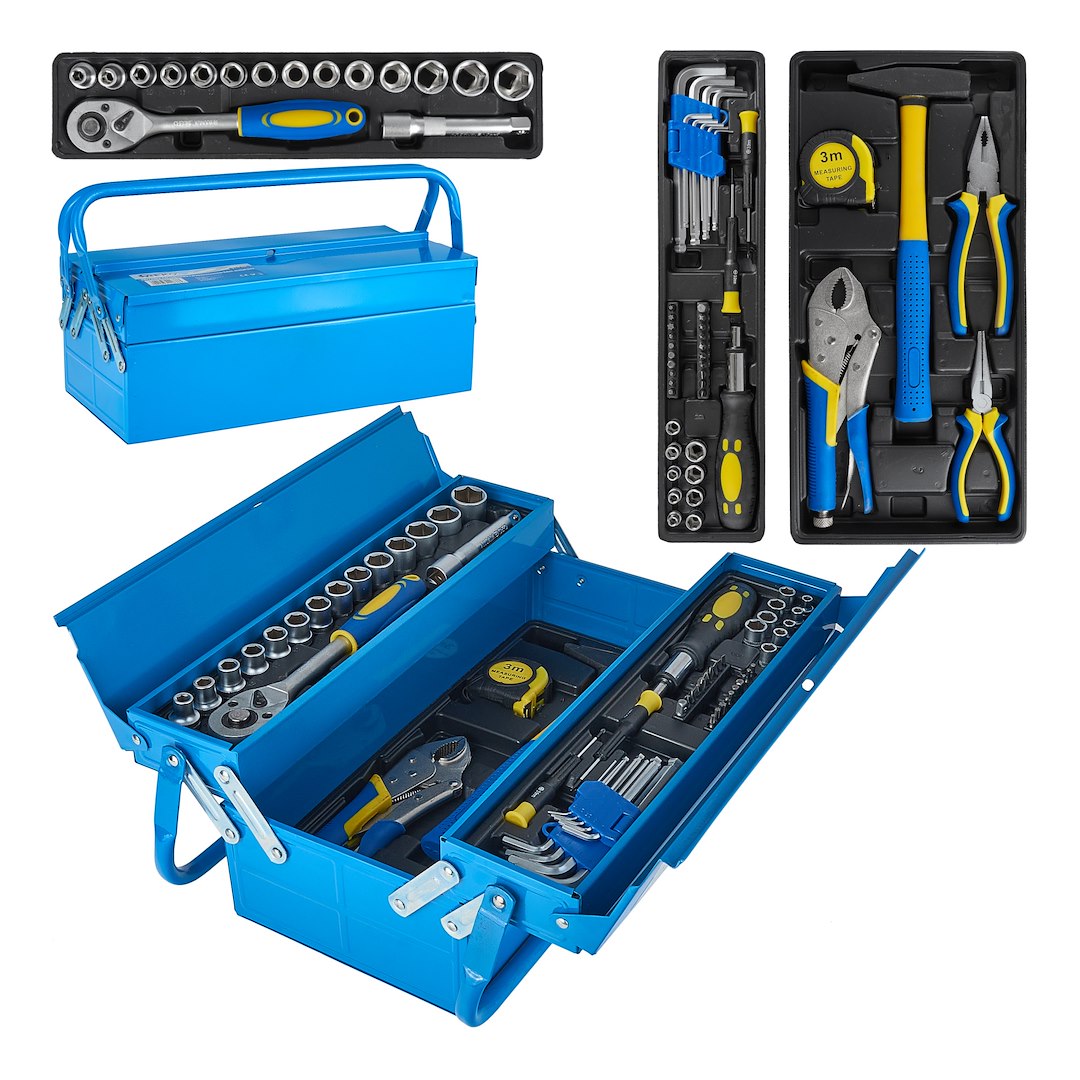 Kufr s nářadím 68ks - GEKO