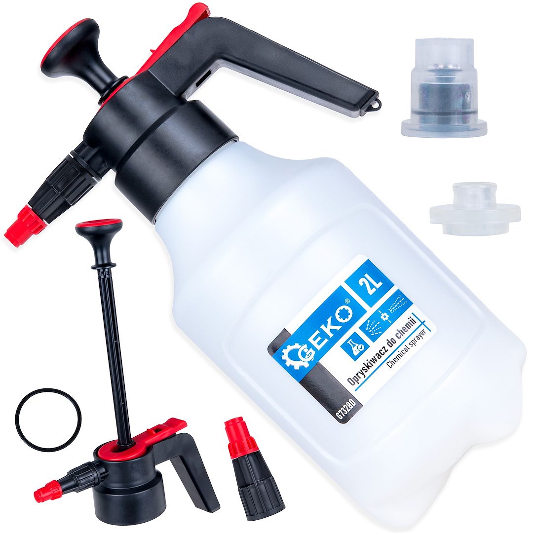 GEKO Rozprašovač chemikálií – čističe brzd 2 l