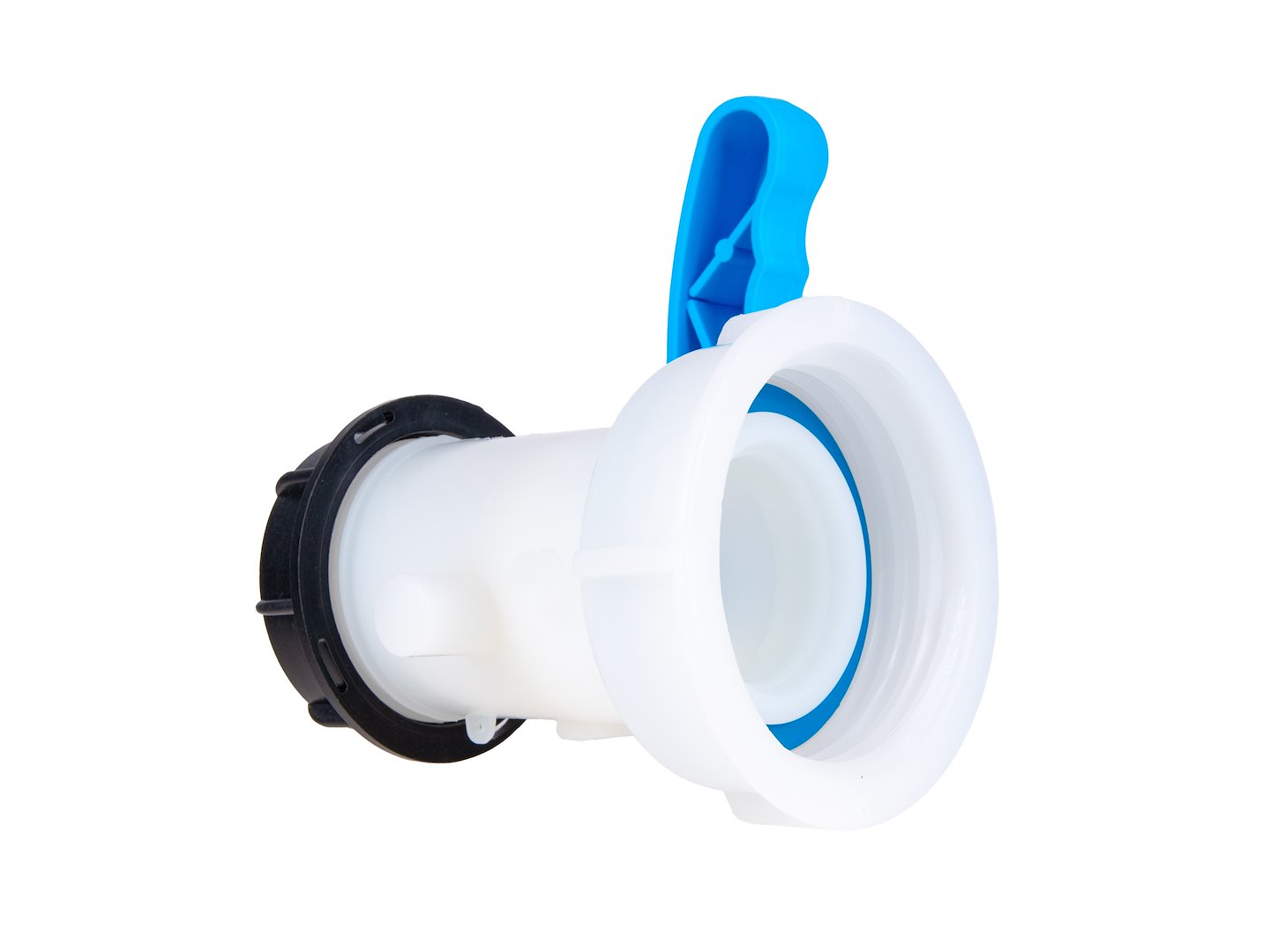 IBC klapka s vnitřním závitem S75x6 / vnějším závitem S60x6