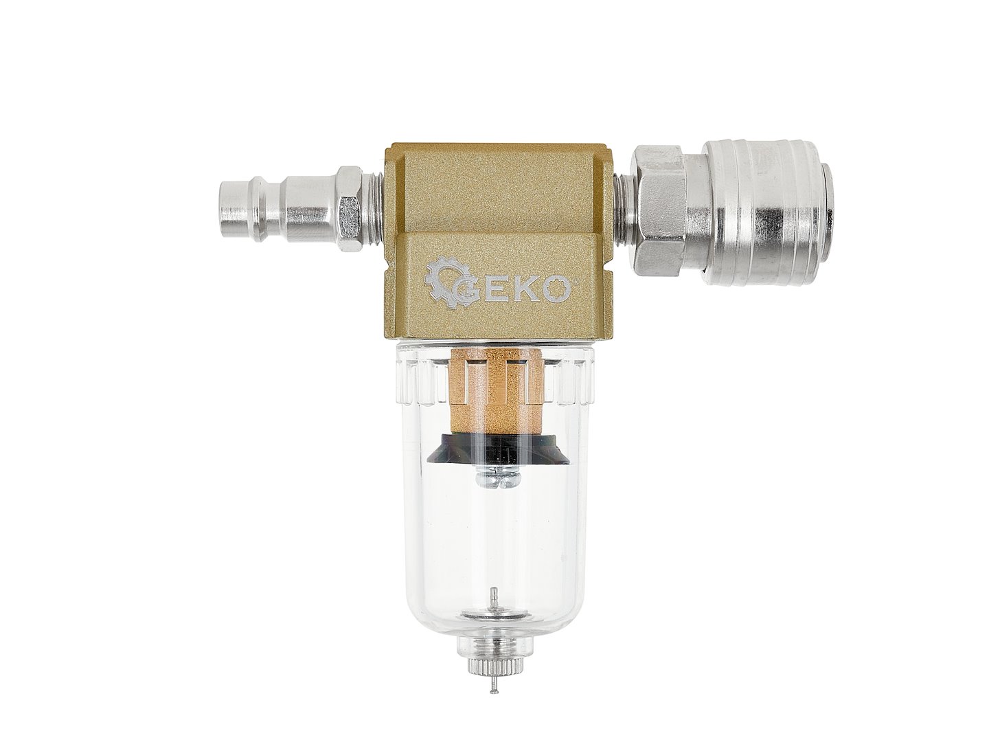 Vzduchový filtr s odlučovačem vody, závit 1/4" - GEKO