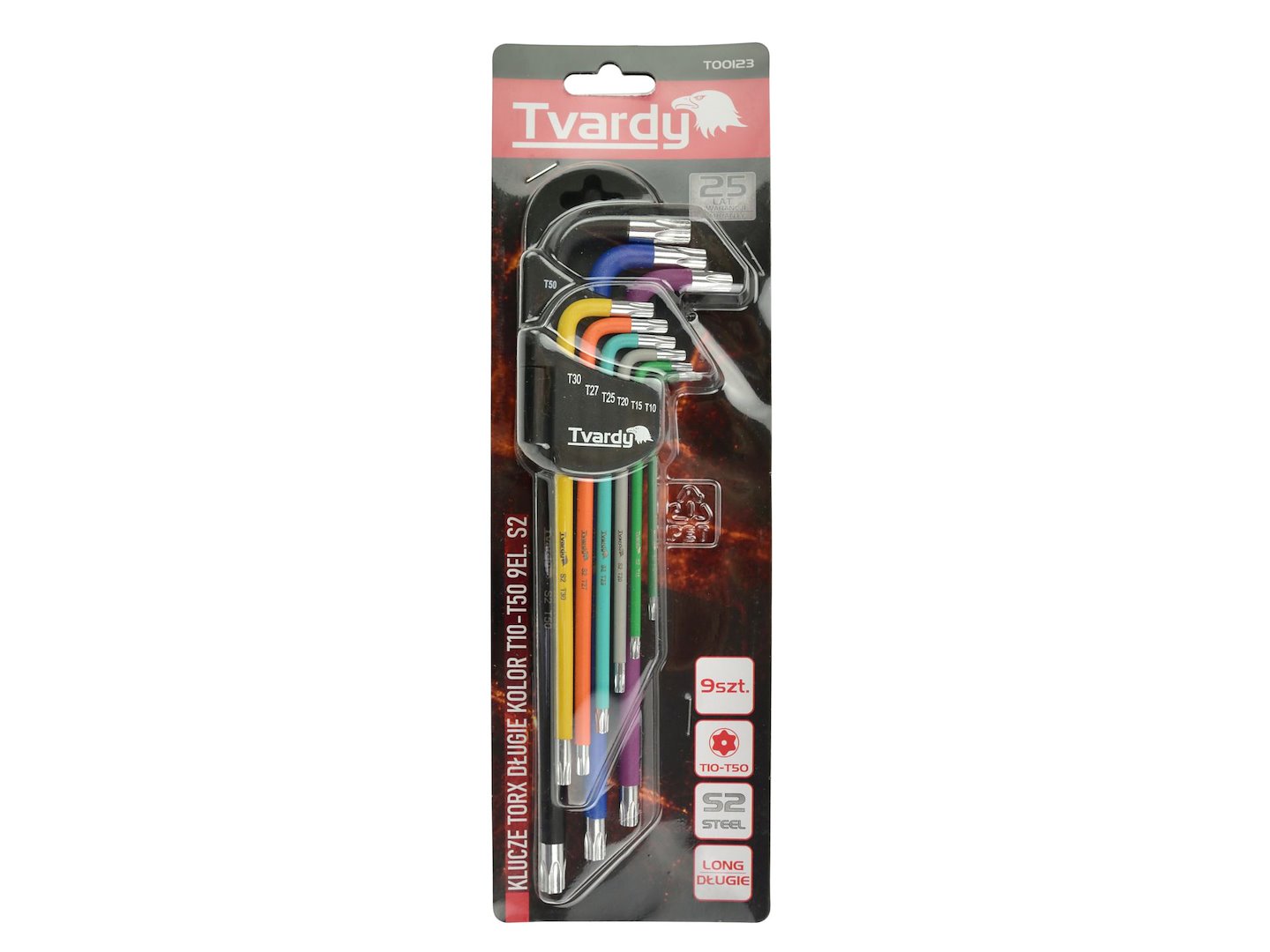GEKO Sada 9 ks dlouhých klíčů Torx, materiál S2 (obrázek 4)