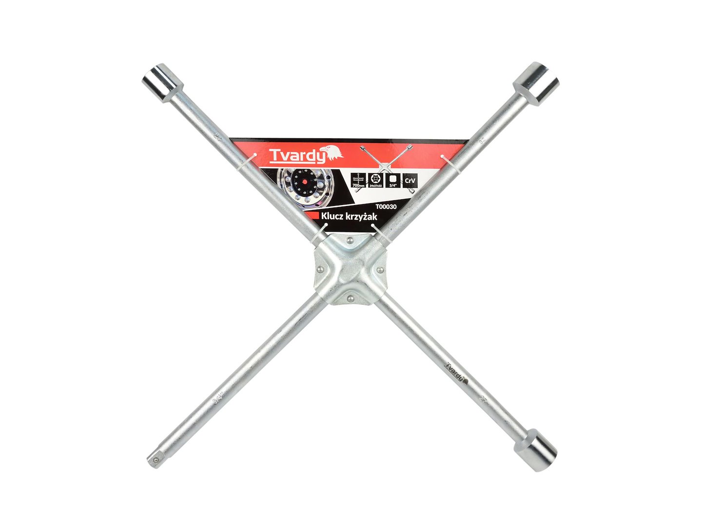 Křížový klíč na kolové matice 3/4" 24, 27, 32mm - GEKO