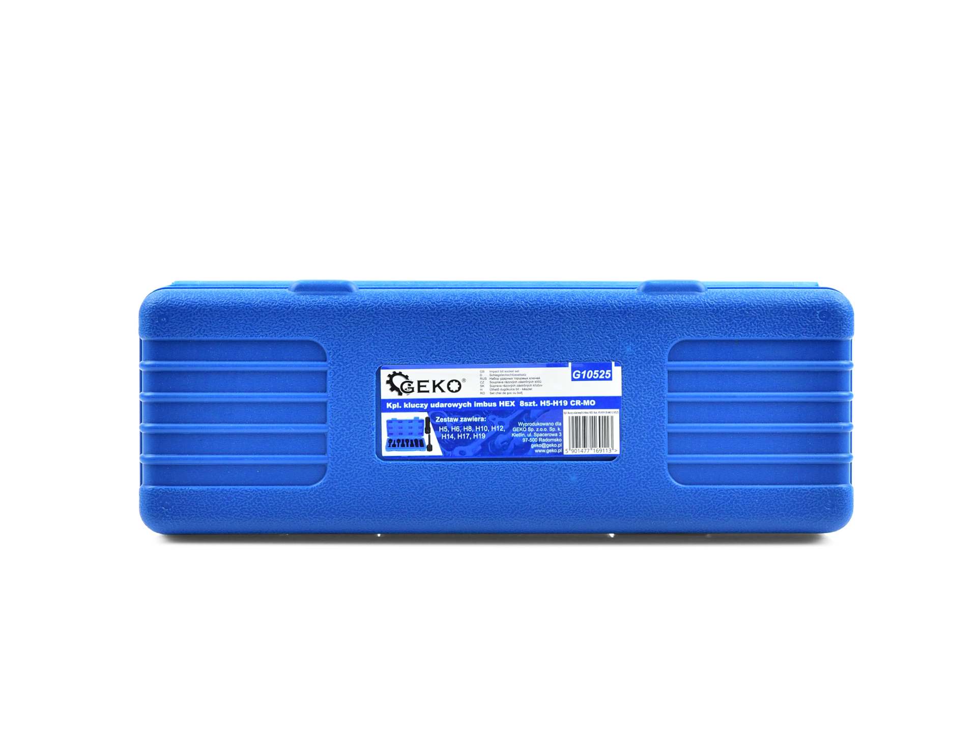 Hlavice zástrčné rázové 1/2", HEX H5-H19, sada 8ks GEKO (obrázek 3)