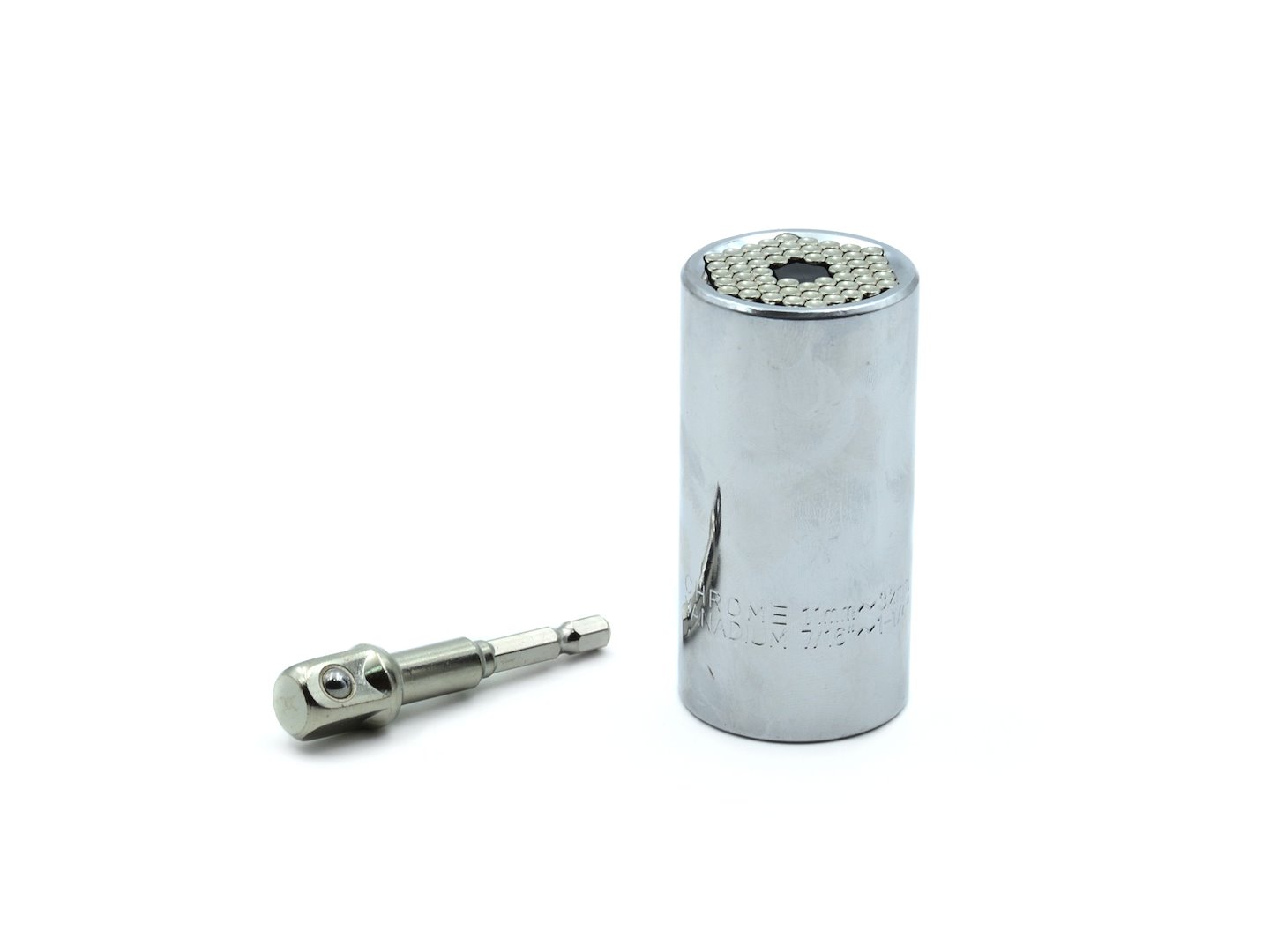 Univerzální nástrčná hlavice CrV 11-32mm + adaptér – GEKO