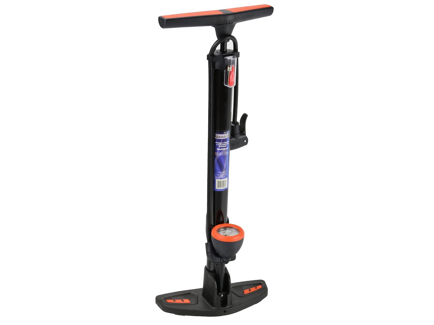 Pumpa ruční PROFI, ocelové tělo, 38x520 mm - GEKO