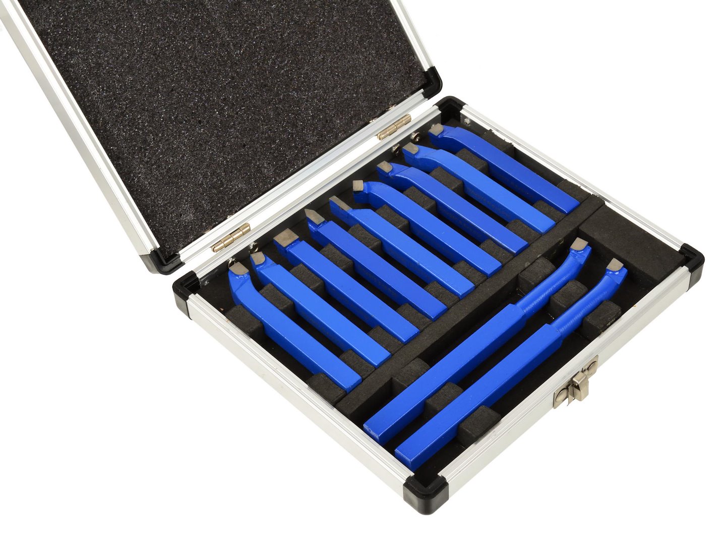 Soustružnické nože, sada 11ks, 8x8mm, uloženo v kufru – GEKO