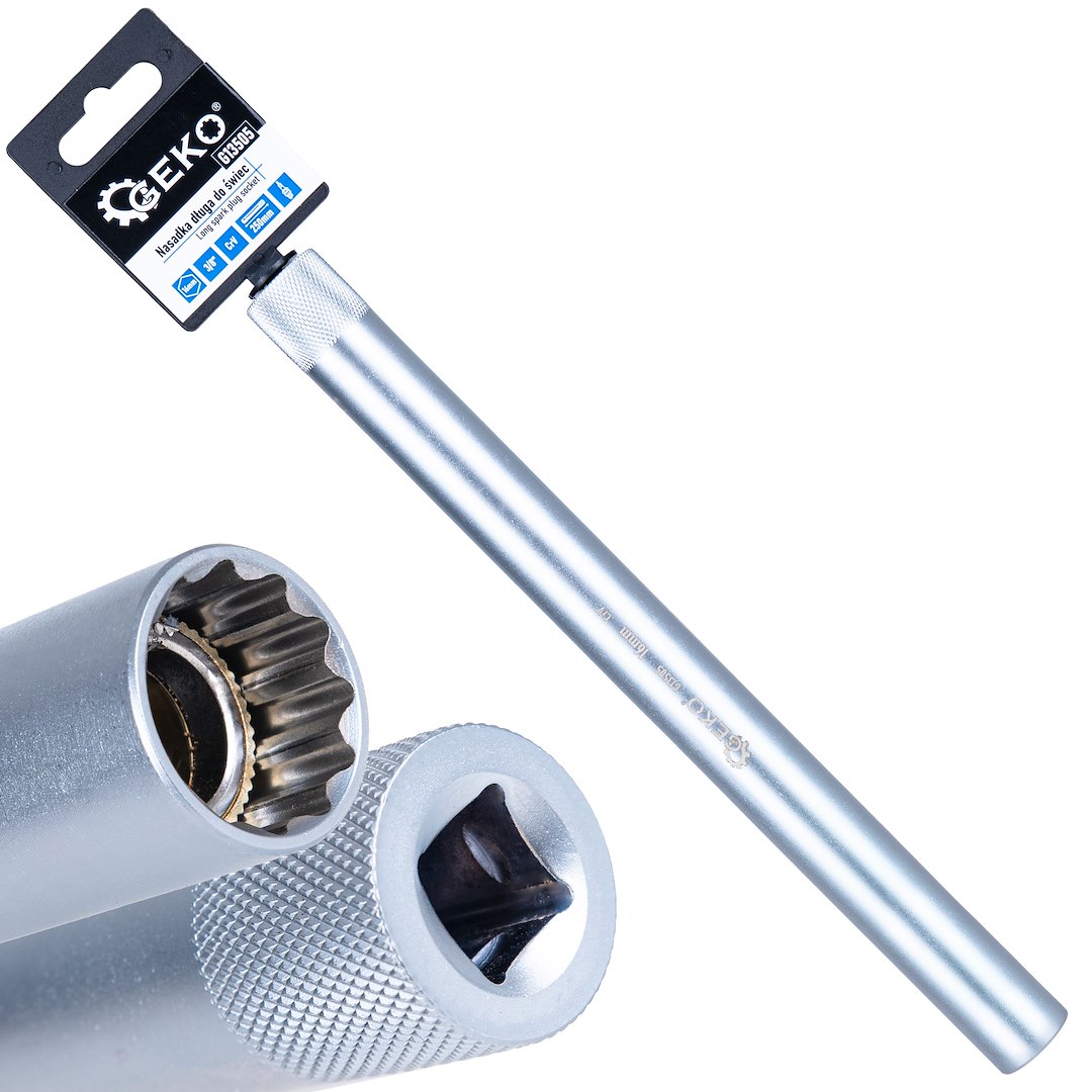 GEKO 3/8" 16x250mm dlouhá zástrčka na zapalovací svíčky