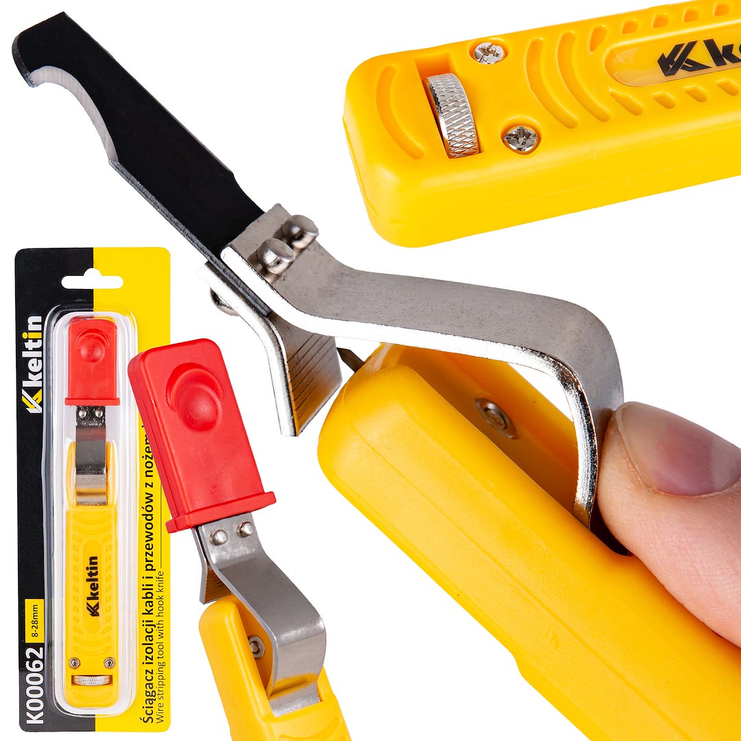 GEKO Odizolovací nástroj s háčkovým nožem 8–28 mm