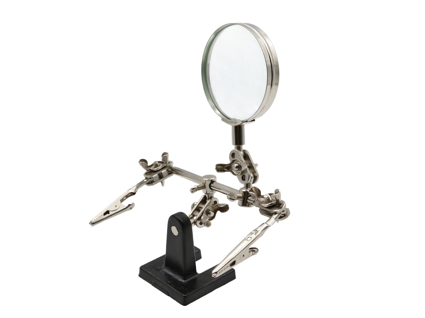 Držák s lupou pro pájení - GEKO