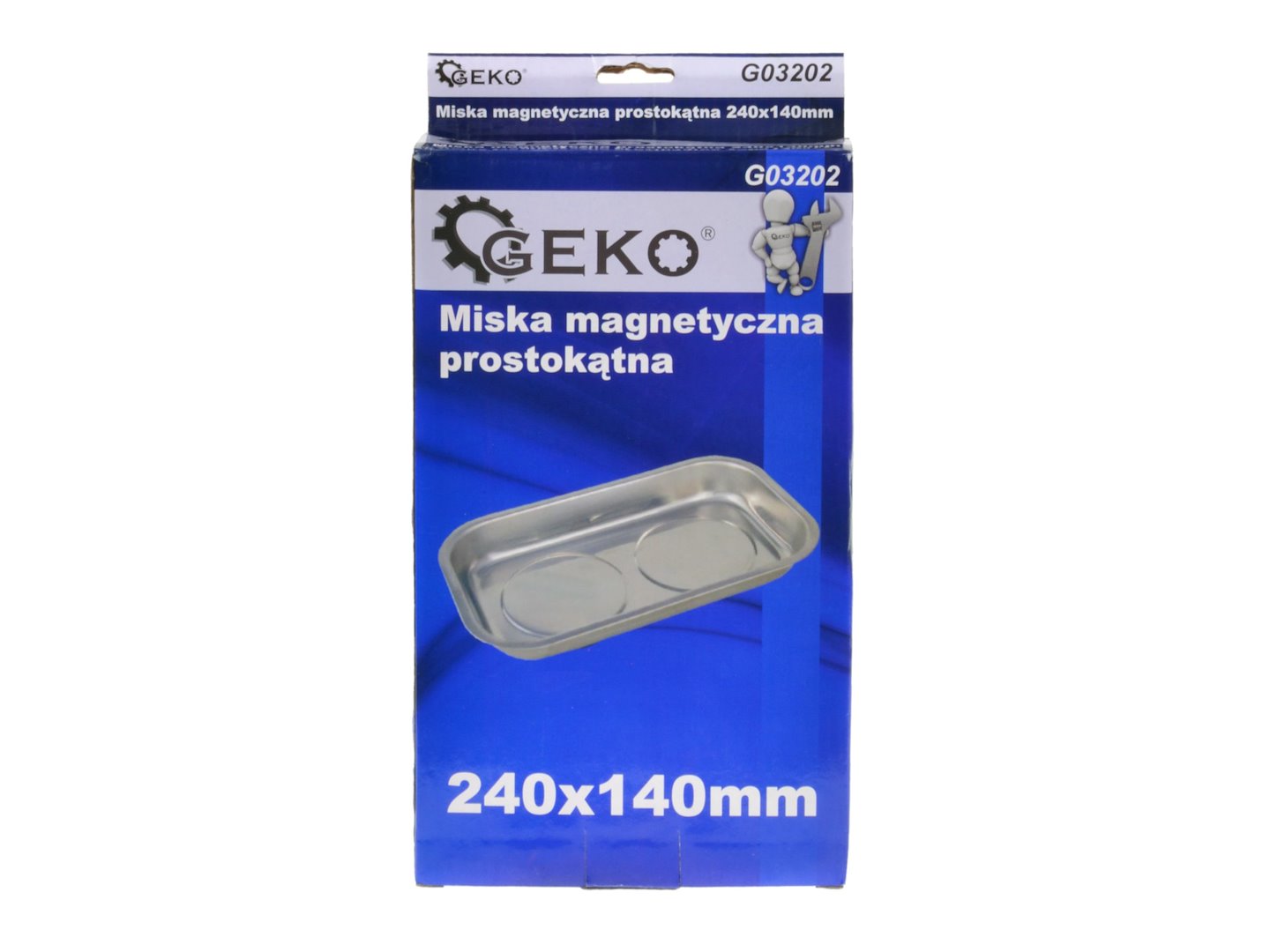 Obdélníková magnetická miska 240x140mm - GEKO (obrázek 4)