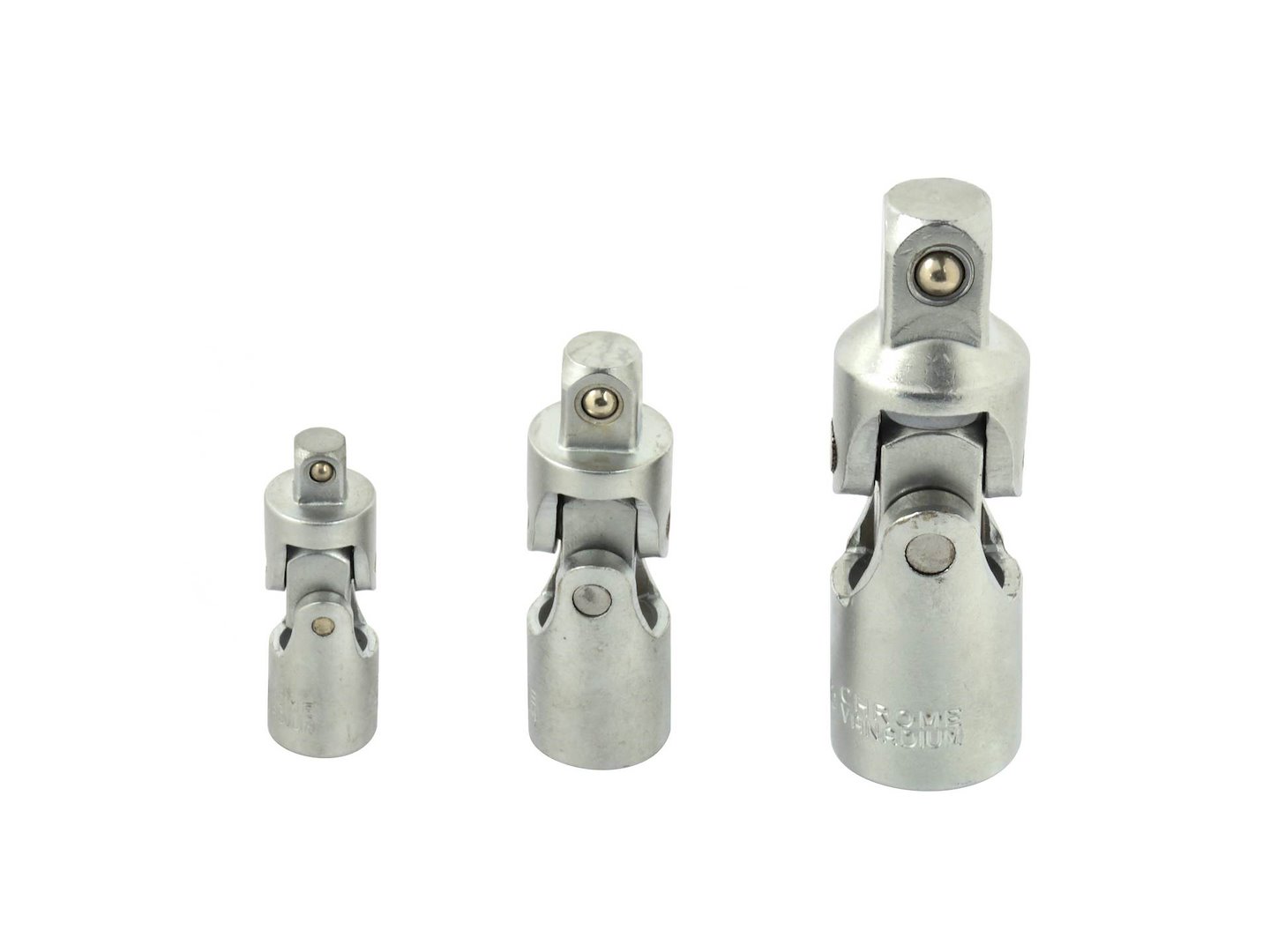 Kardanové klouby, sada 3ks, 1/4"-3/8"-1/2" - GEKO