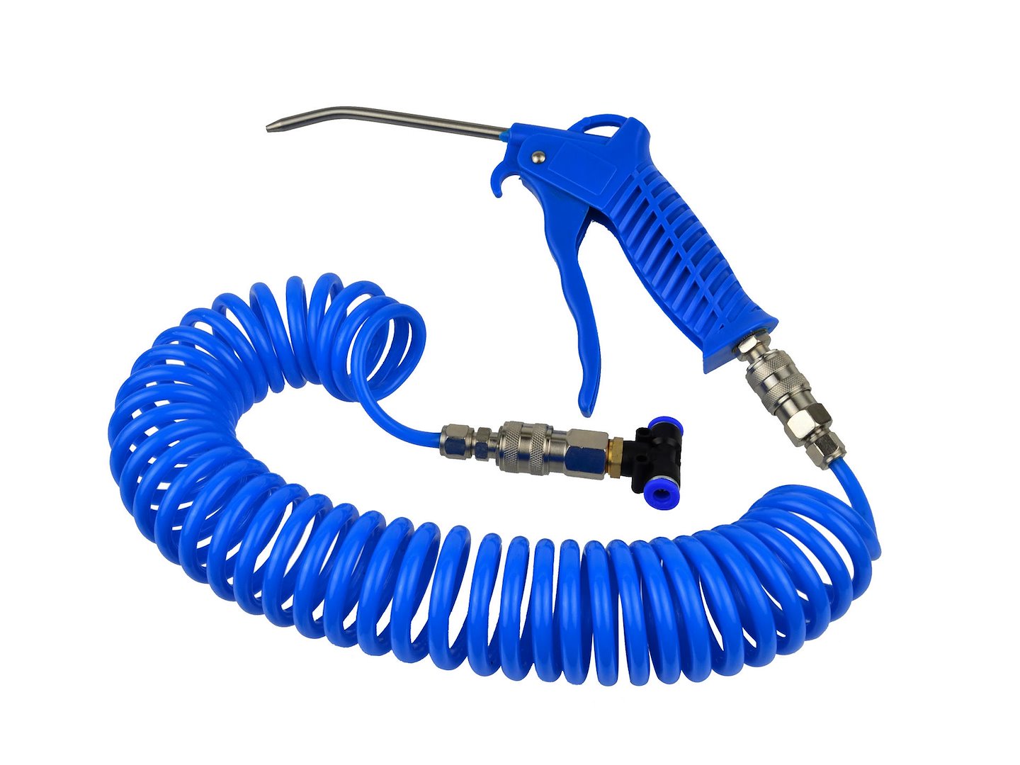 Ofukovací pistole s dlouhou tryskou + 5m hadice + rozbočovač - GEKO