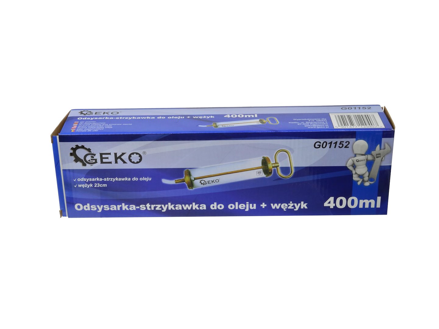 Ruční dávkovač na olej 400 ml – GEKO