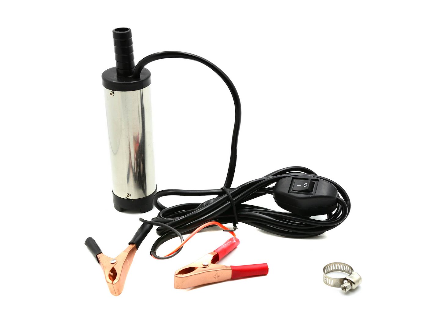 Mini čerpadlo na naftu, 12V, 15l/min, průměr 37mm, 40W - GEKO